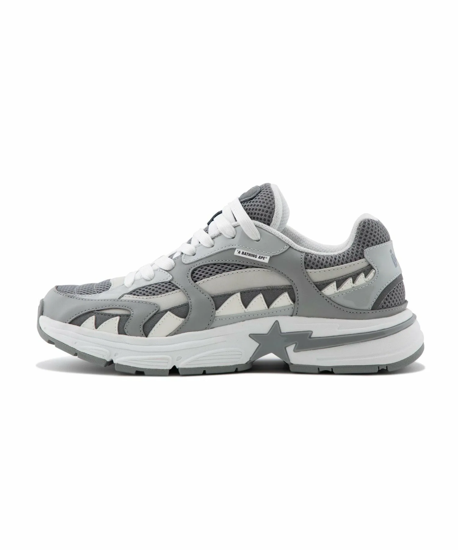 BAPE SHARK STA #3 A BATHING APE, GRAY — фото 2