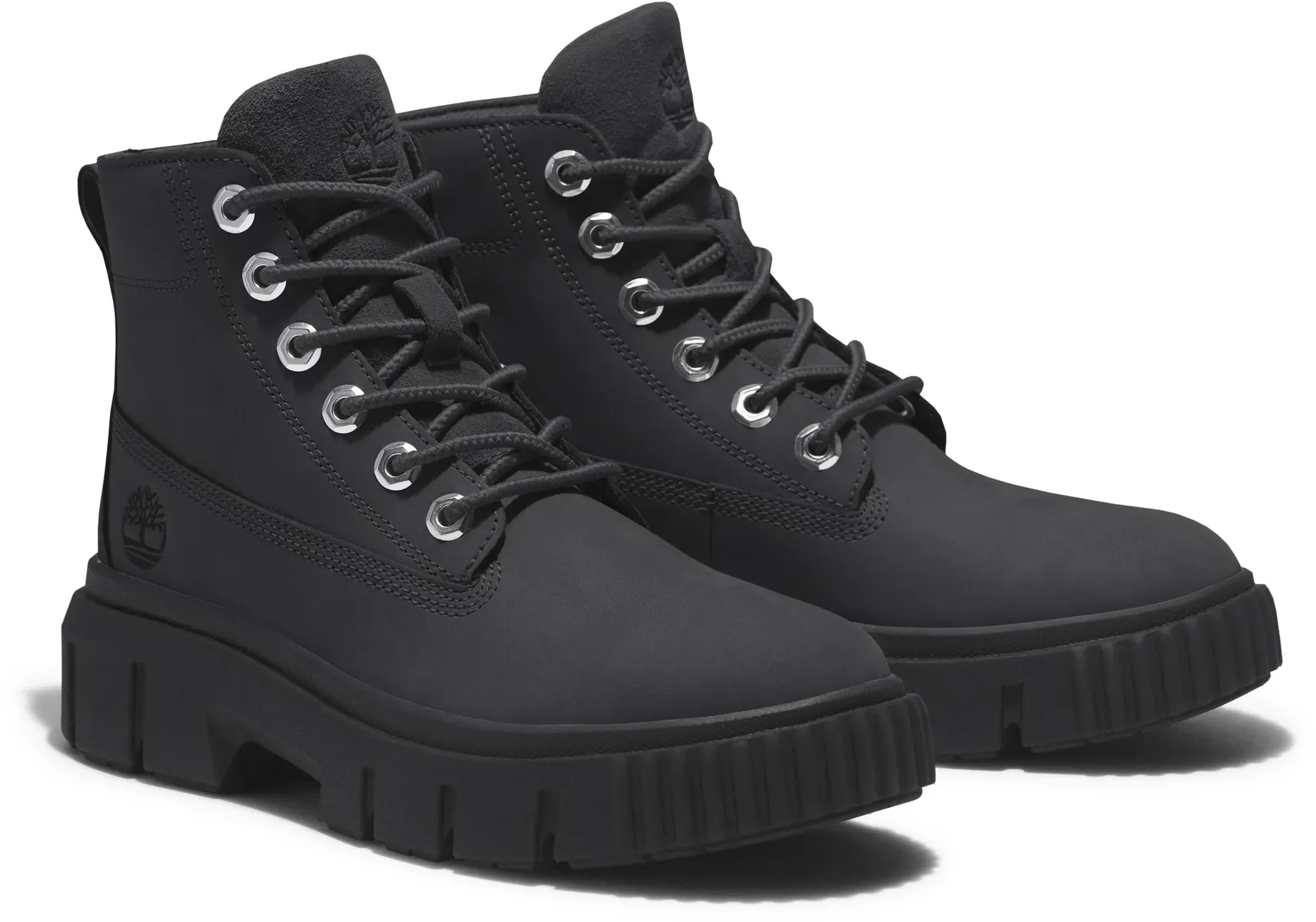 

Ботинки Timberland на шнуровке "GREYFIELD MID LACE UP BOOT", черный