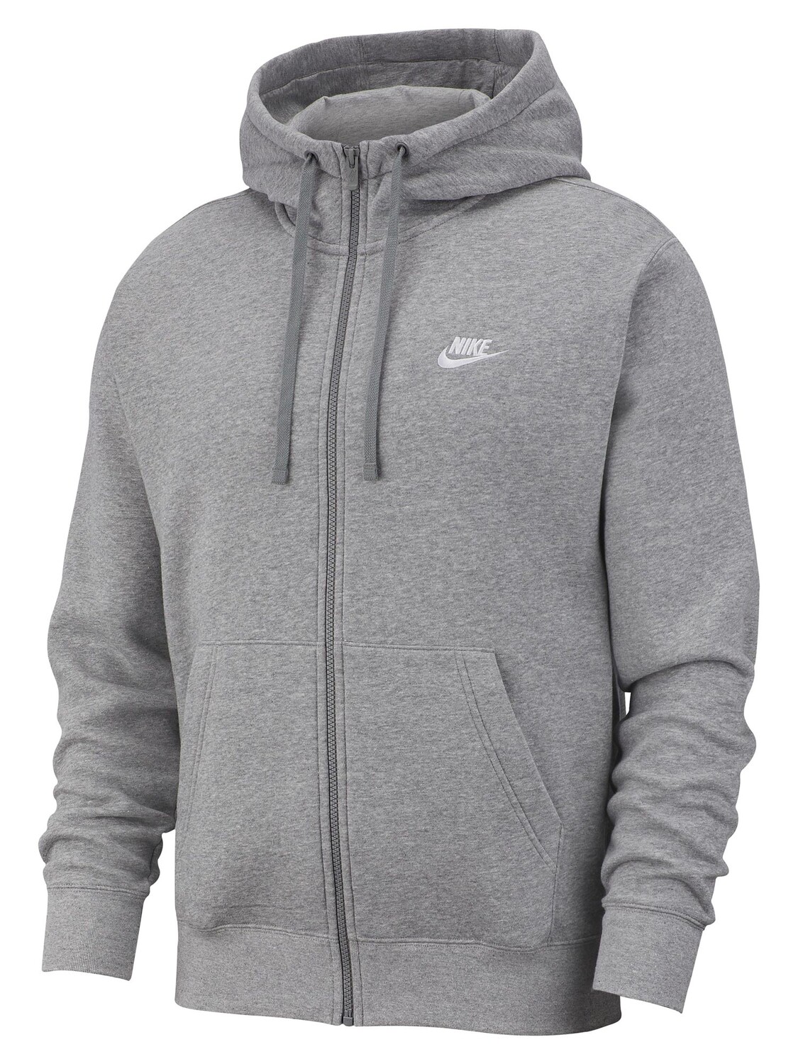 

Толстовка Nike M CLUB HOODIE FZ BB, серый