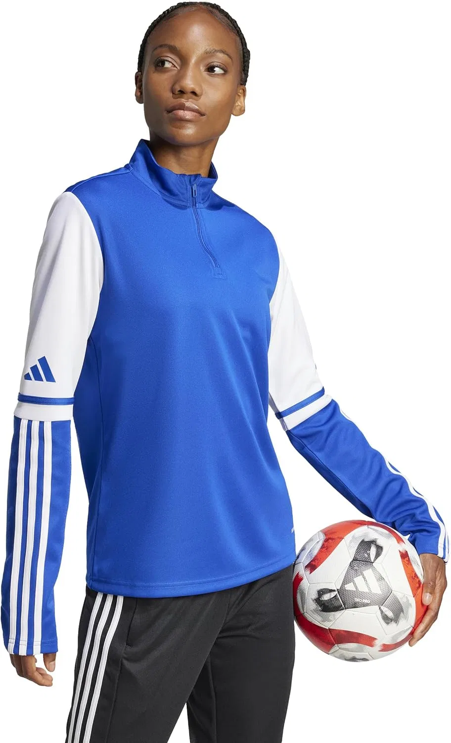 Тренировочная куртка женская adidas Squadra 25, Team Royal Blue/White — фото 3