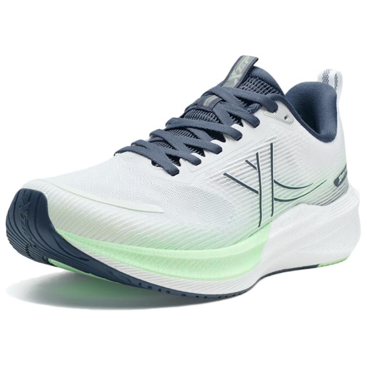 Urban Jogging Running Shoes мужские низкие классический белый, Ink Teal, Elf Green XTEP, белый Ink Teal Elf зеленый — фото 3