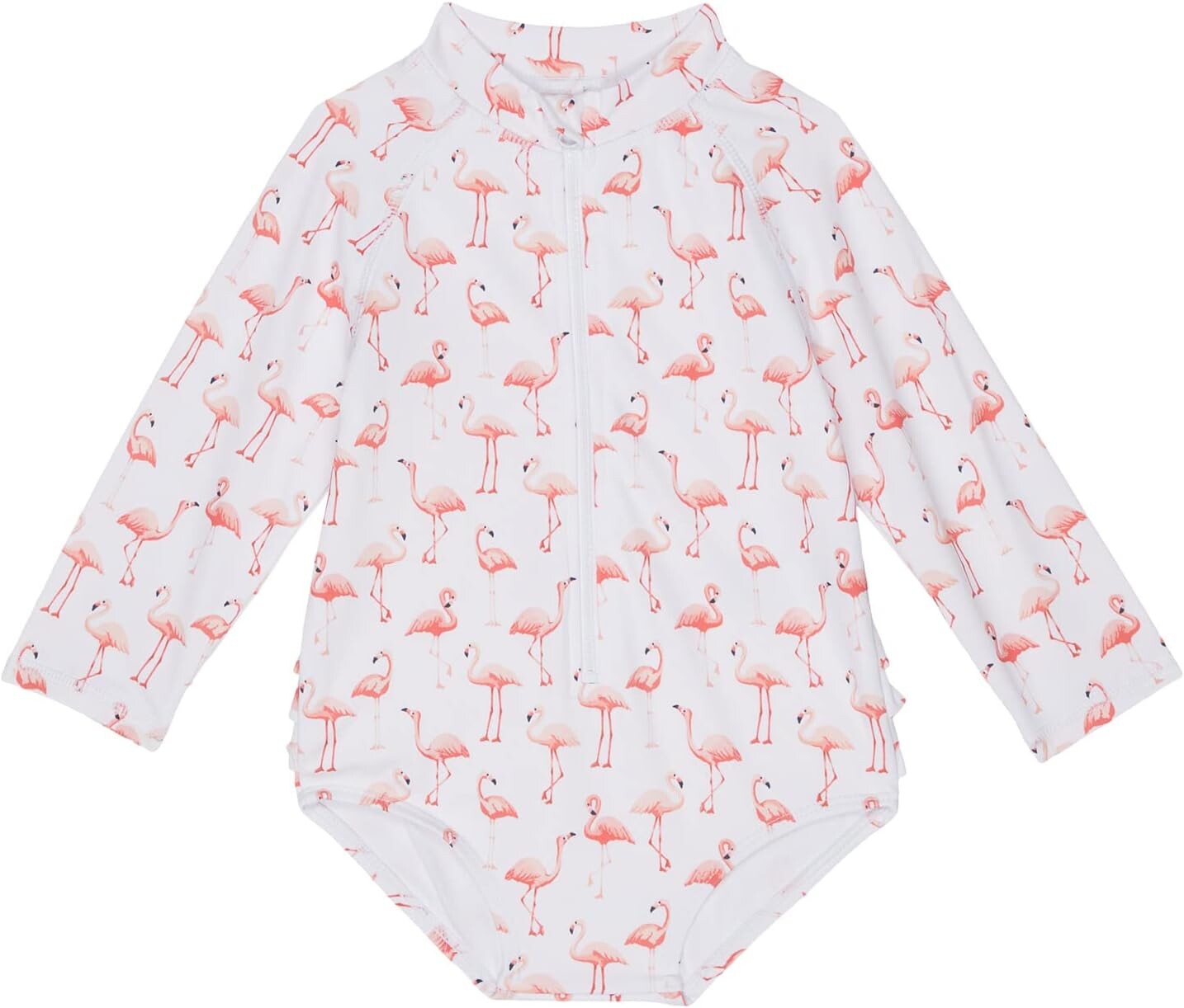 

Купальник Janie and Jack Printed Rashguard Swimsuit, белый