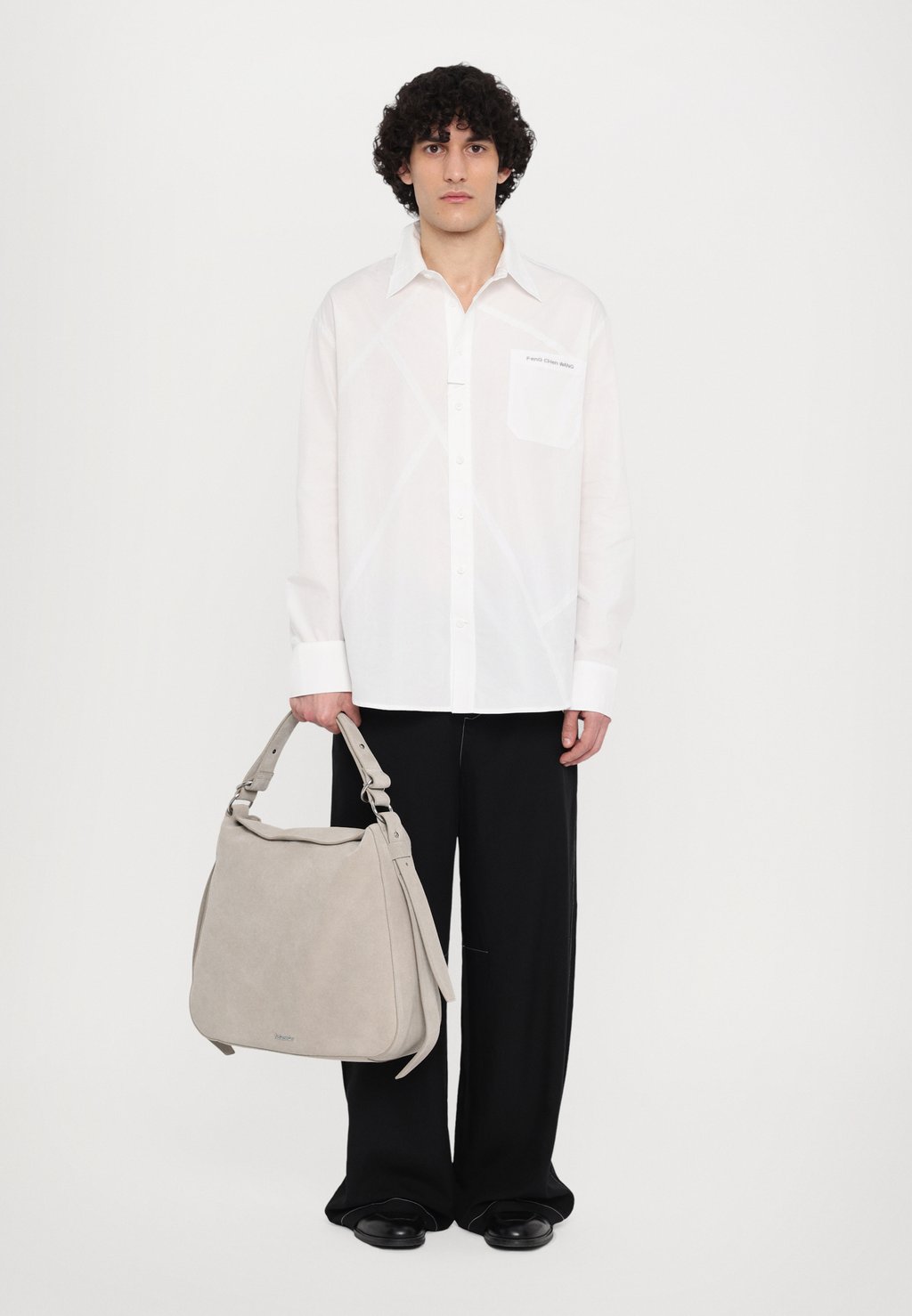 

Рубашка TRIPLE CUT UNISEX - Button-down blouse Feng Chen Wang, белый