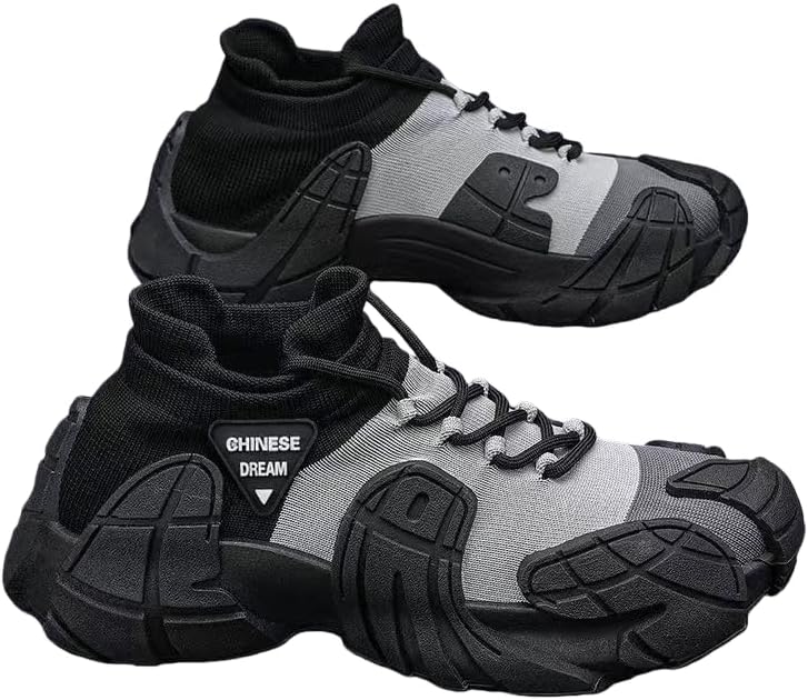 

Мужские дышащие и износостойкие шнурованные кроссовки, мужские легкие повседневные спортивные туфли, подростковые беговые кроссовки Hhhchpm, черный