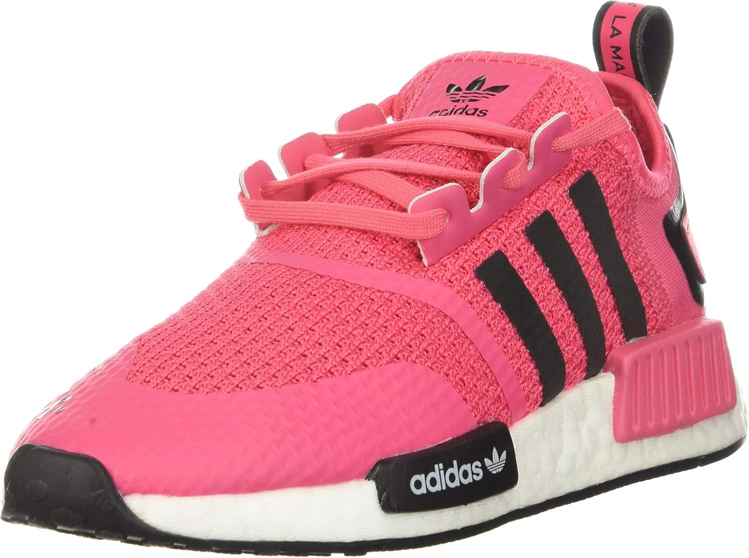 

Кроссовки adidas Originals NMDr1 для детей и унисекс, белый/черный/розовый