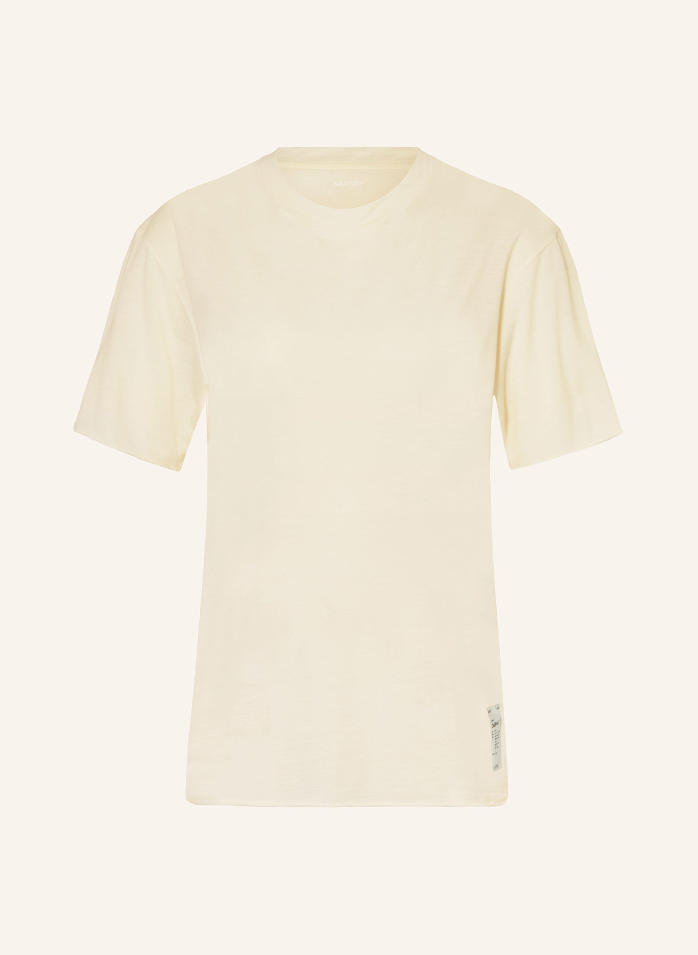 

Рубашка для бега Cloudmerino из мериносовой шерсти Satisfy, бежевый