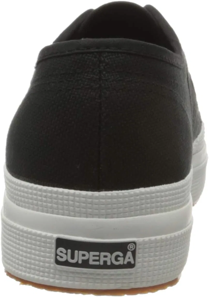 Гимнастические кроссовки Superga Unisex 2736-cotu Dbl3, Black Fwhite F83 — фото 3