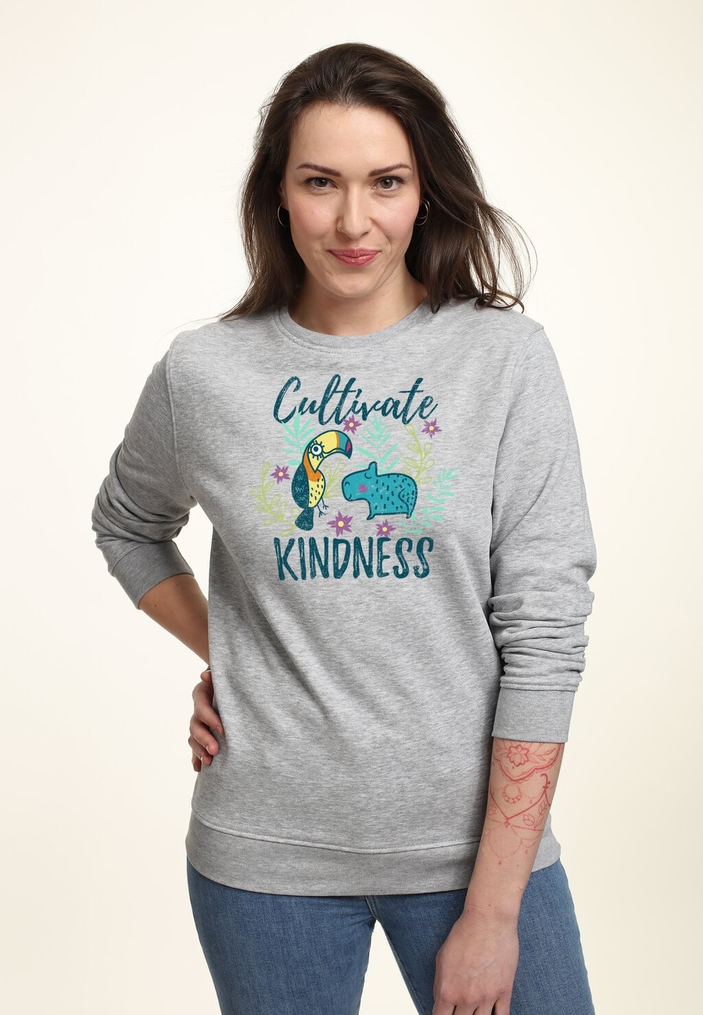 

Толстовка DISNEY Disney, цвет Mottled Light Grey