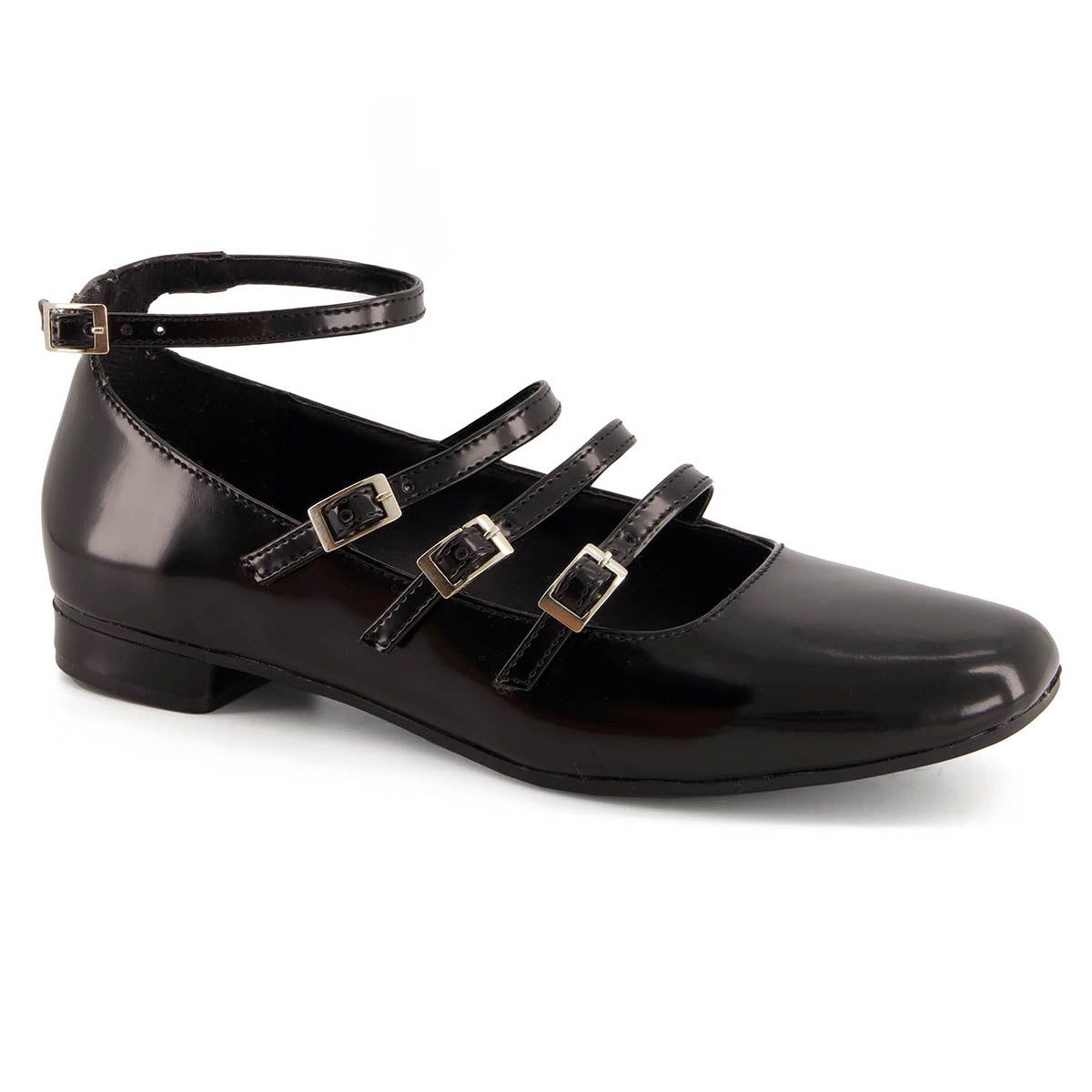 Андреа Straps and Buckles Балетки Andrea, черный