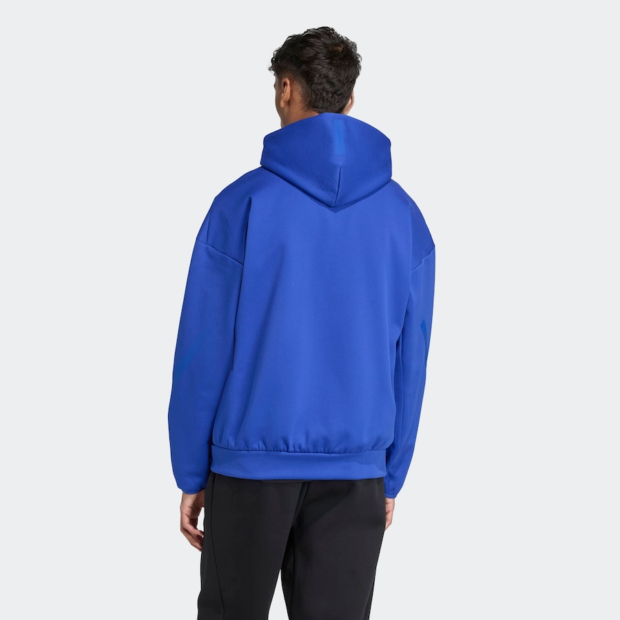 Спортивная толстовка с капюшоном на молнии ADIDAS SPORTSWEAR Z.N.E., синий — фото 4