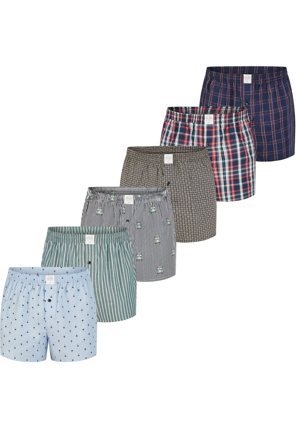 

Боксеры 6-PACK CLASSIC MG-1, мультиколор
