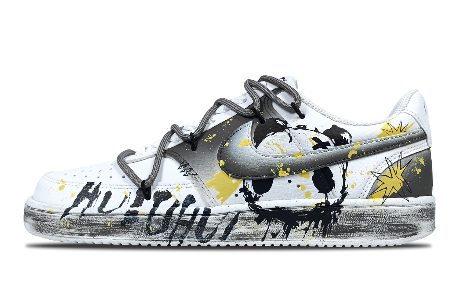 

Кеды Nike Court Vision 1 Skateboard Shoes Men Low-Top White