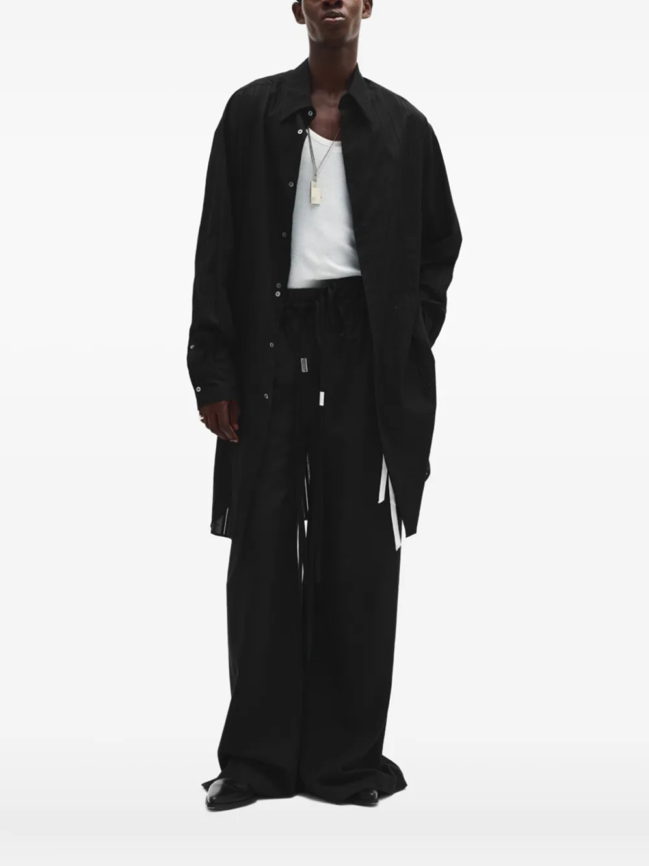 

Ann Demeulemeester рубашка Dagbart, черный