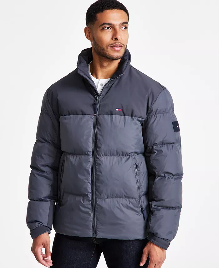

Мужская куртка-пуховик Mixed-Media Tommy Hilfiger, серый