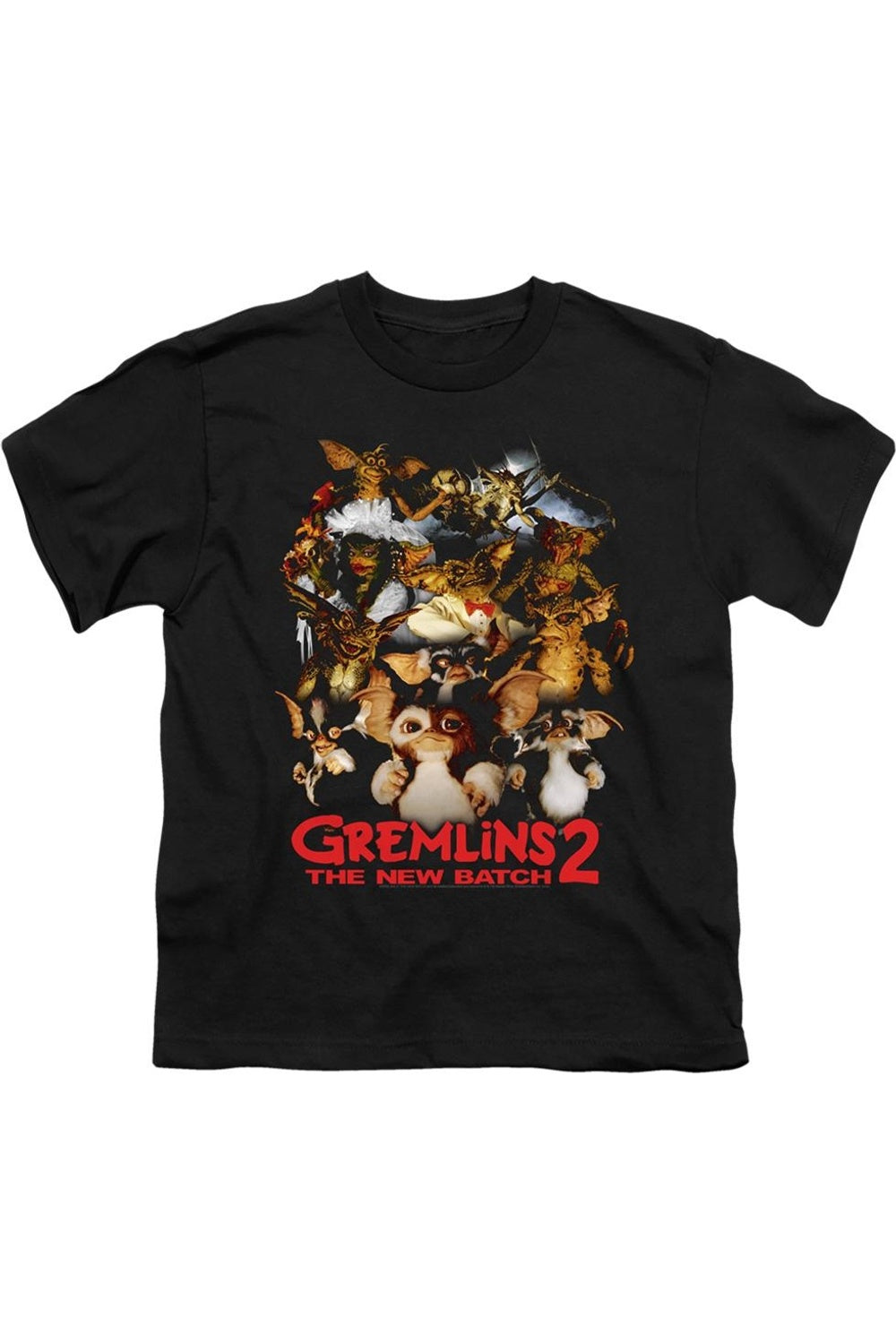 

Футболка с коротким рукавом Gremlins 2 Goon Crew для детей Gildan, черный