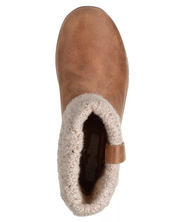 Женские ботильоны-слипоны свободного кроя: удобные и комфортные, для повседневной носки, от Finish Line Skechers, коричневый — фото 2
