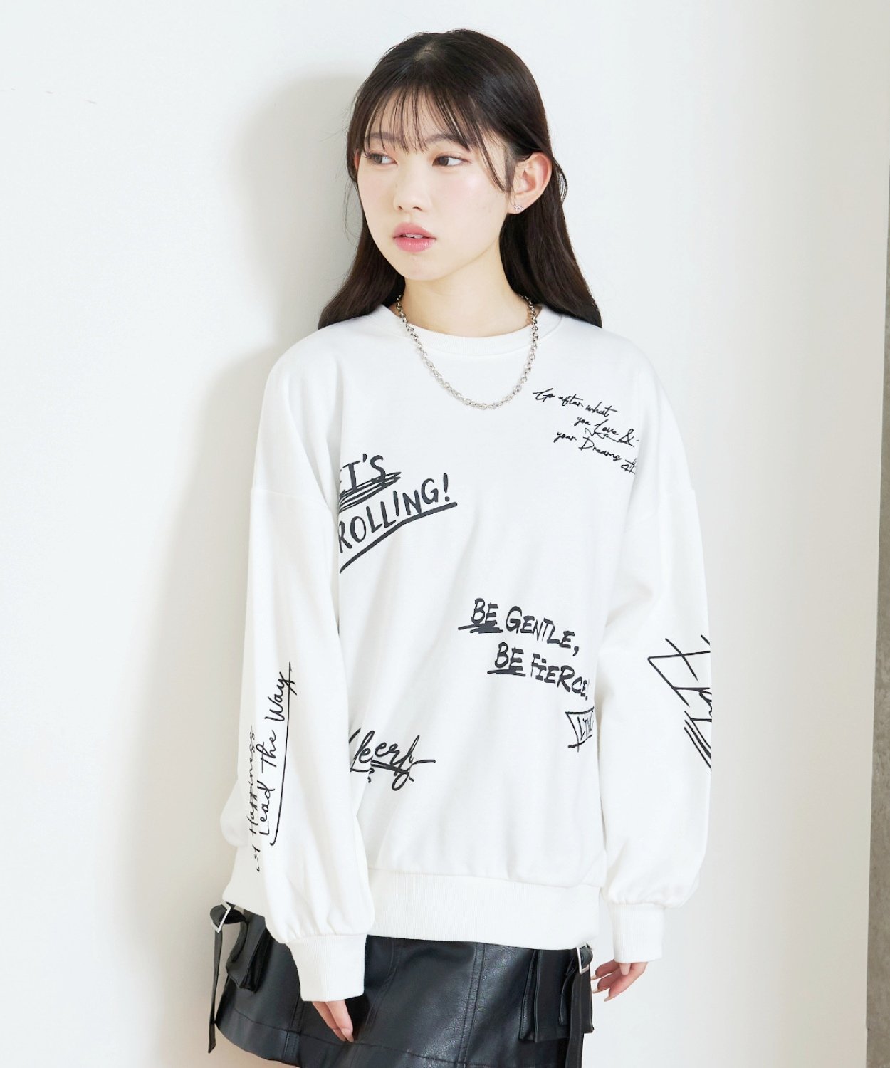 Пуловер с графическим принтом Lovetoxic, Off white