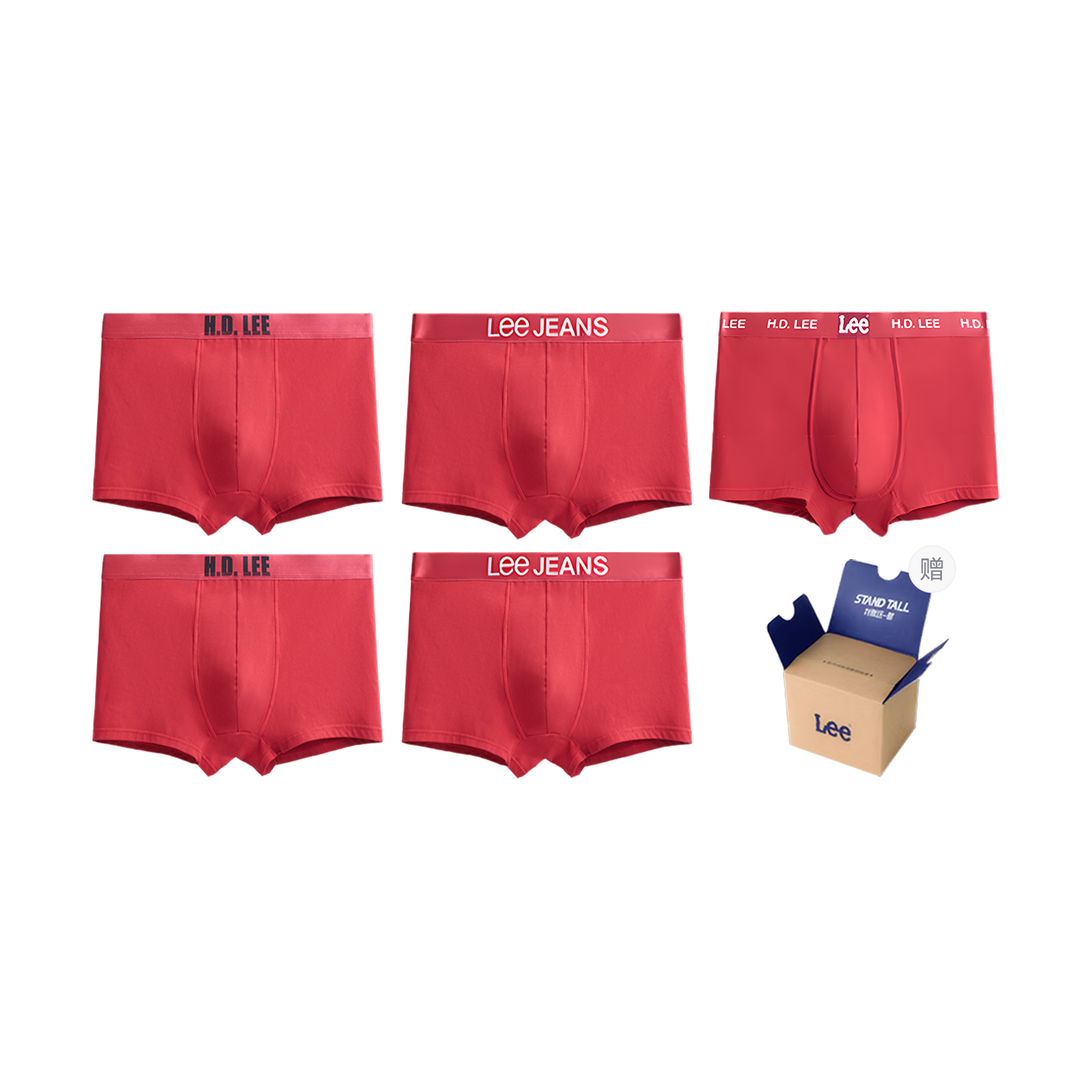 

Lee Sunset 5.0 подарочные наборы нижнего белья для мужчин, 5 штук