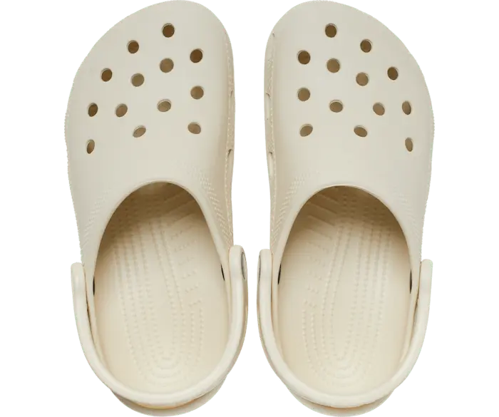 Классические сабо Crocs женские, цвет Bone — фото 3