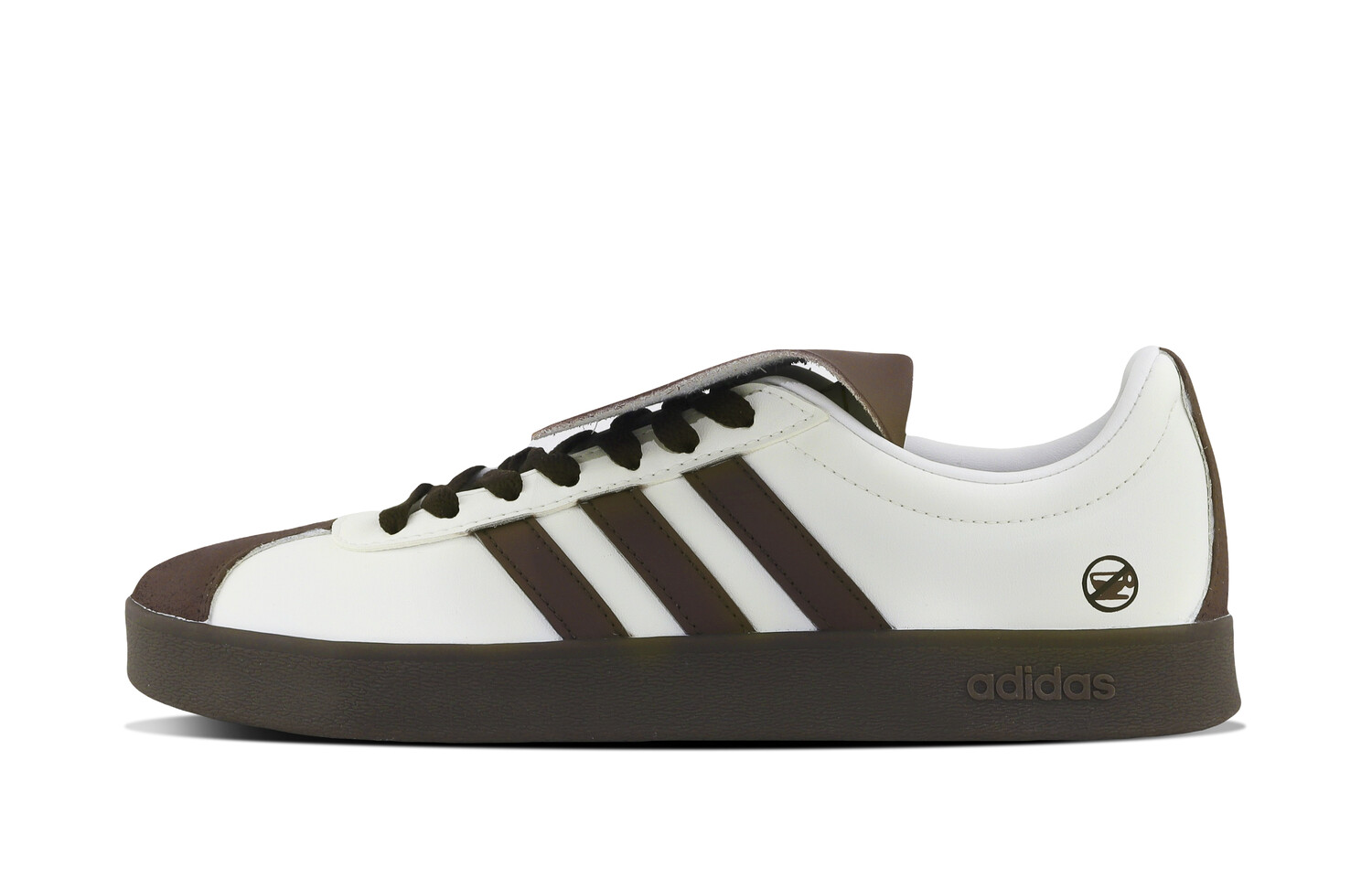 

Кроссовки adidas neo Vl Court Skateboarding Shoes Unisex Low-top Beige/brown, цвет Off White