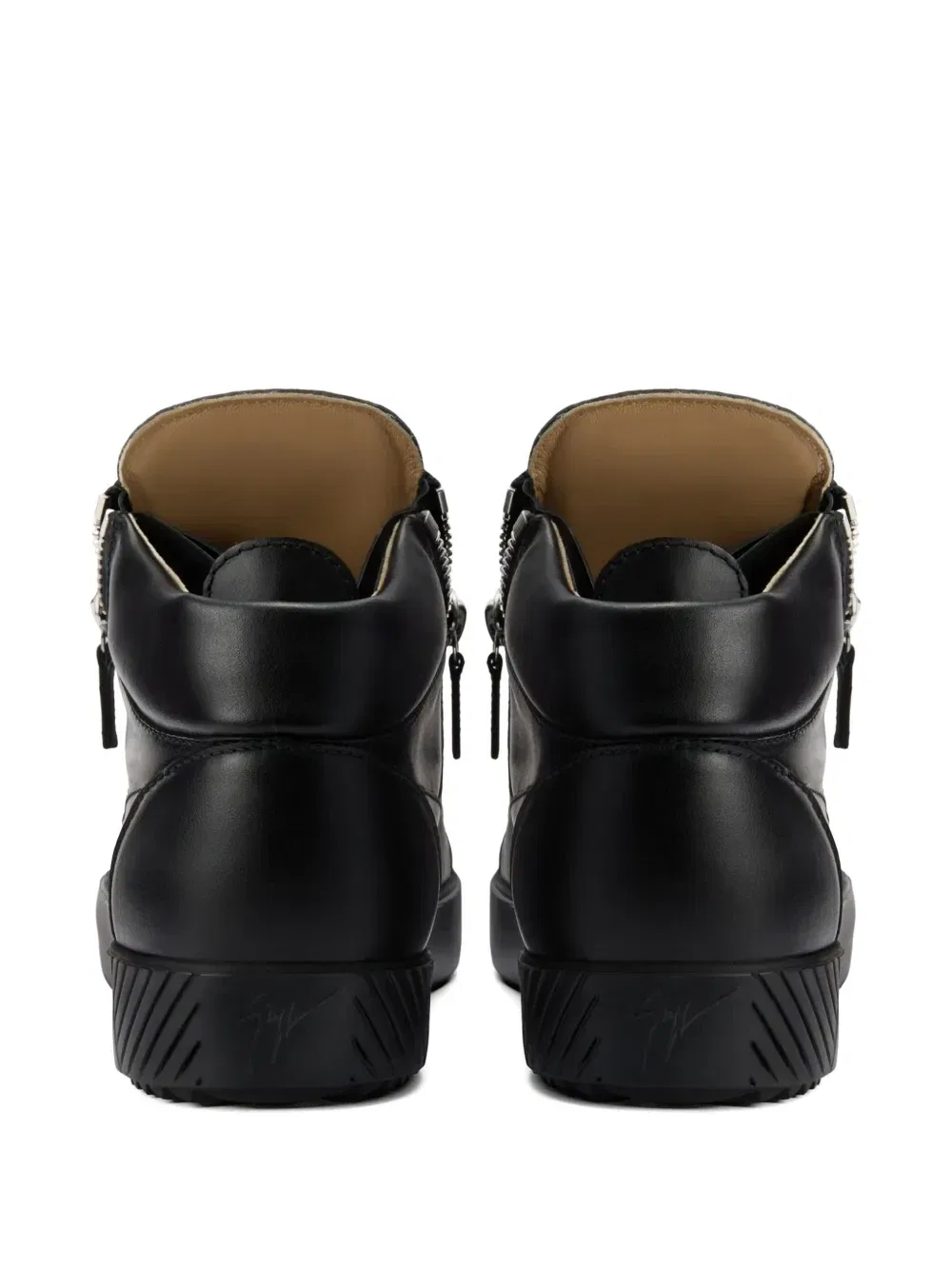 Кеды Kriss с боковыми молниями Giuseppe Zanotti, черный — фото 3
