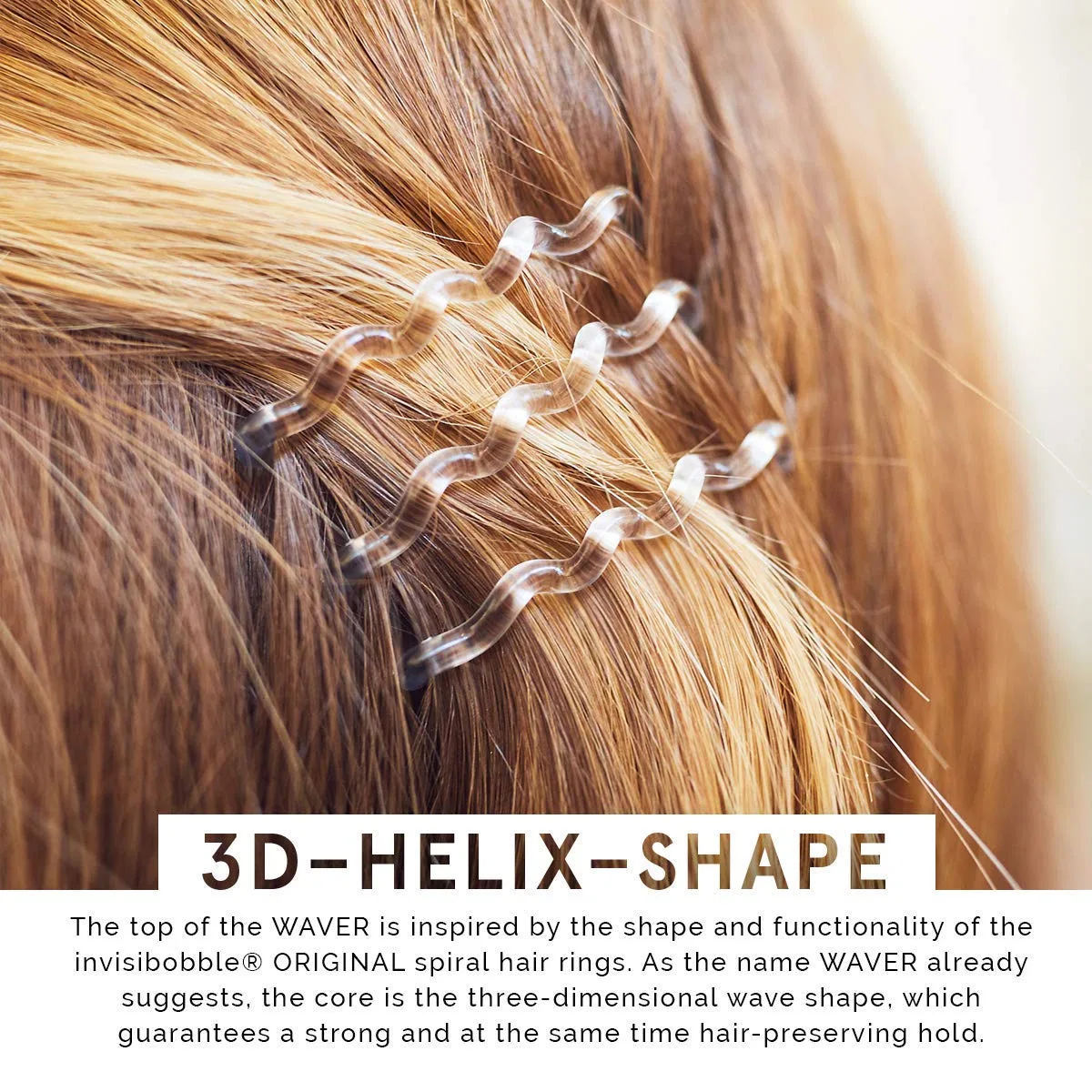 Заколка для волос «Waver Crystal Clear» от invisibobble Invisibobble, Transparent — фото 3