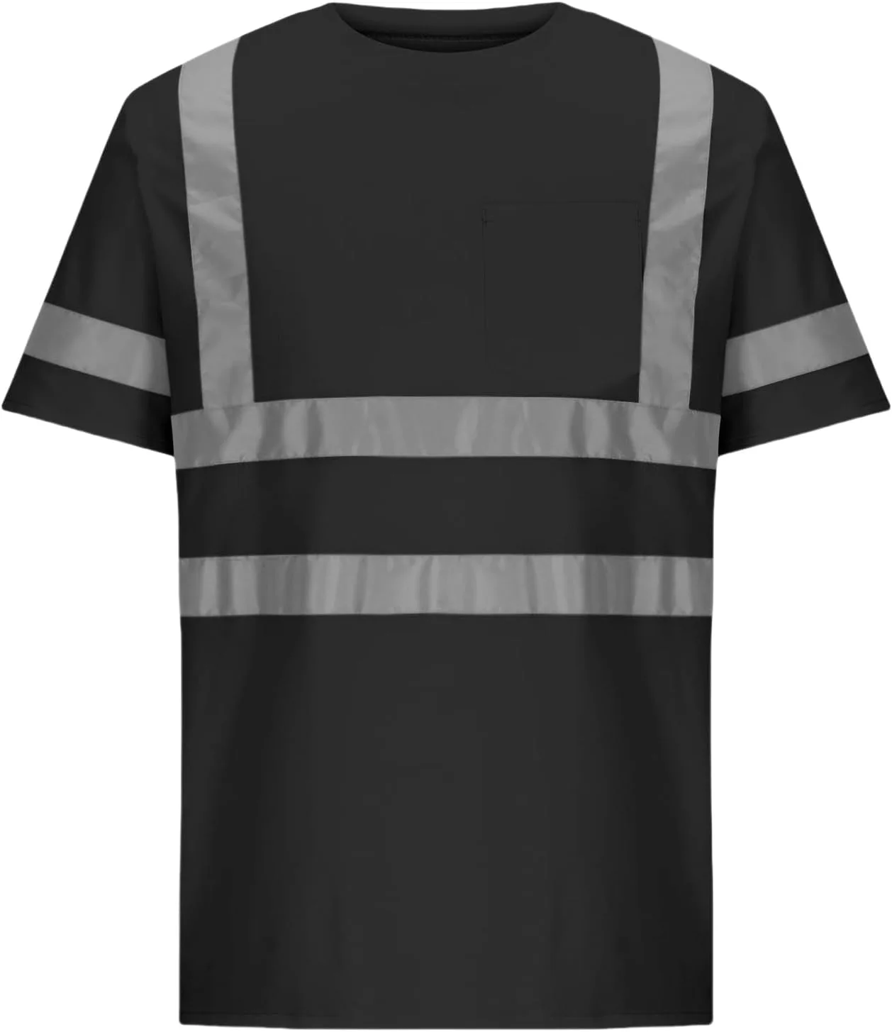 

Футболка High Visibility Class 3, Reflective, Quick Dry для строителей, с коротким рукавом и карманом CHXLQQX