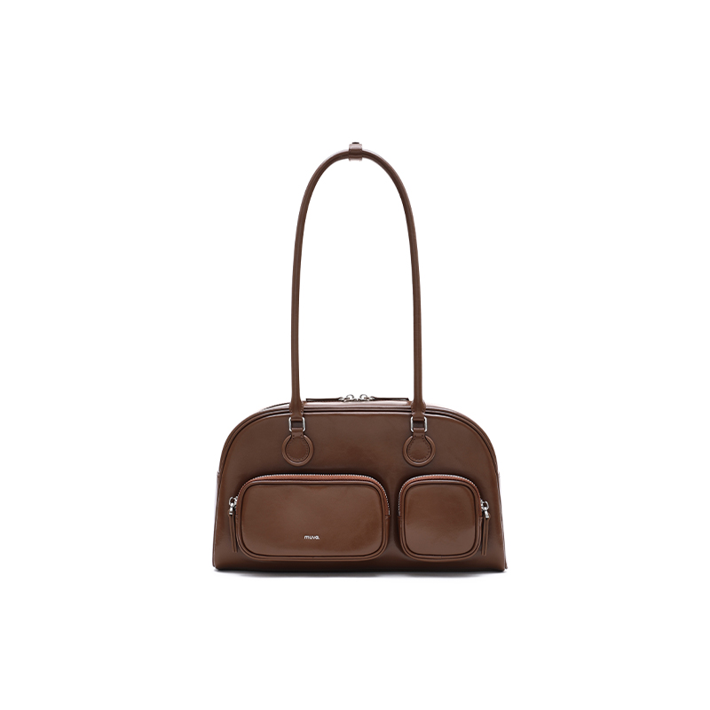 

MUVA Женская сумка через плечо из коровьей кожи разноцветная, Burnt Tea Brown