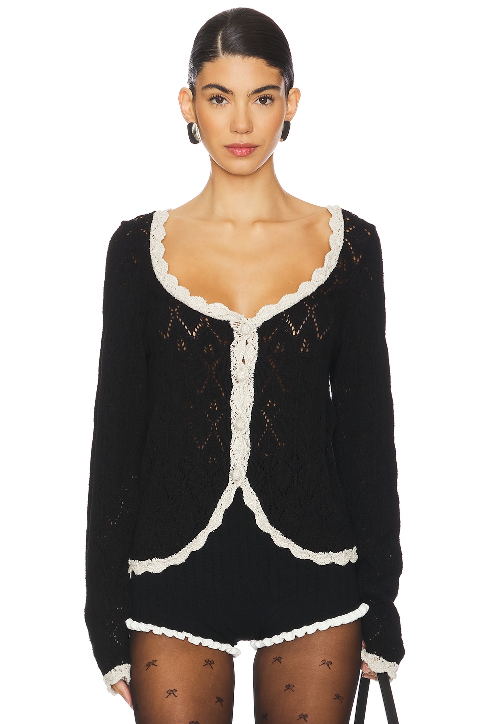

Кардиган аделен Free People, черный