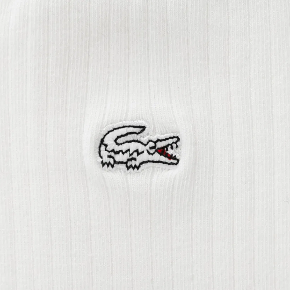 Носки женские Lacoste с открытым мыском, фиолетовые — фото 2