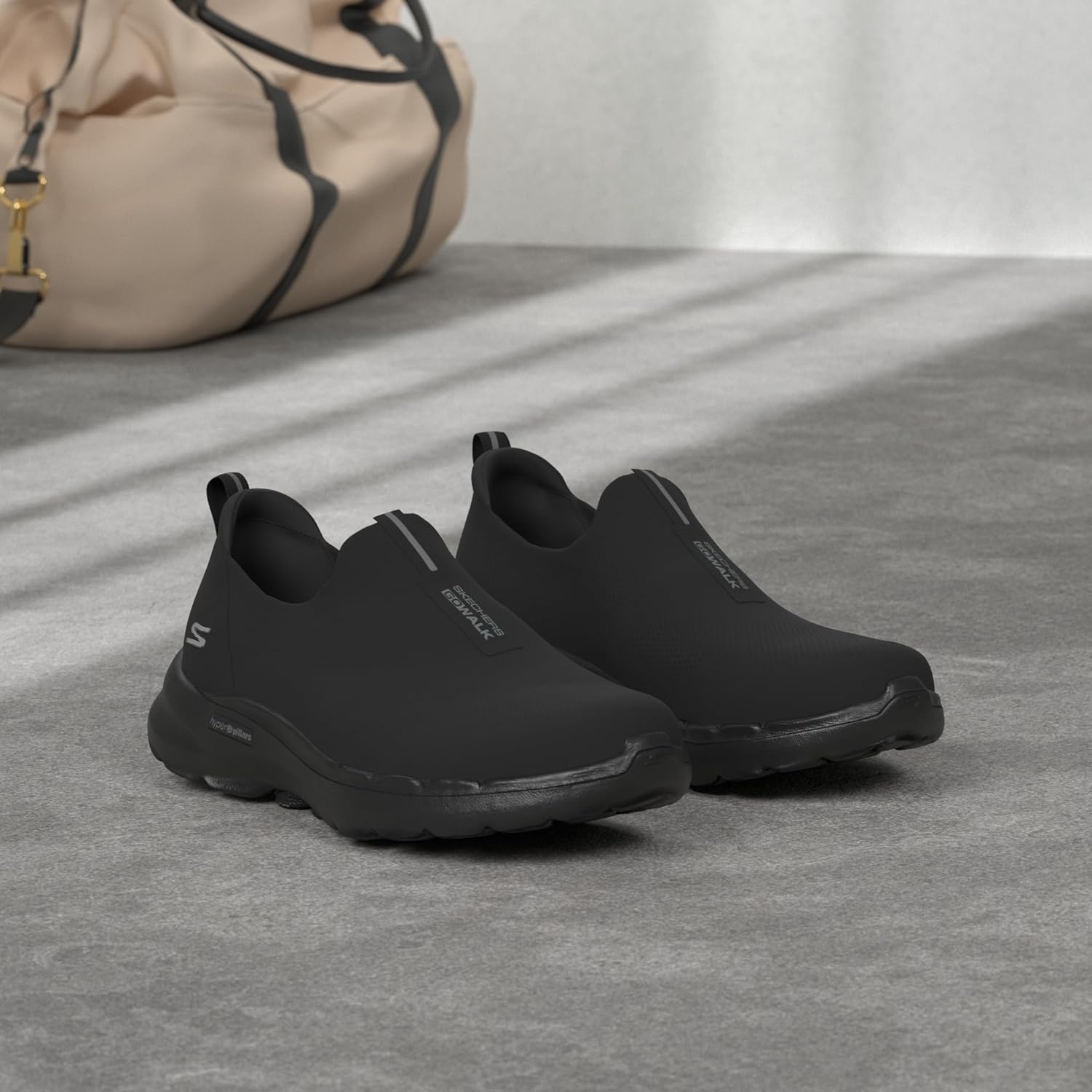 Мужские кроссовки Skechers Hillcrest 2.0 без шнурков, черный — фото 2