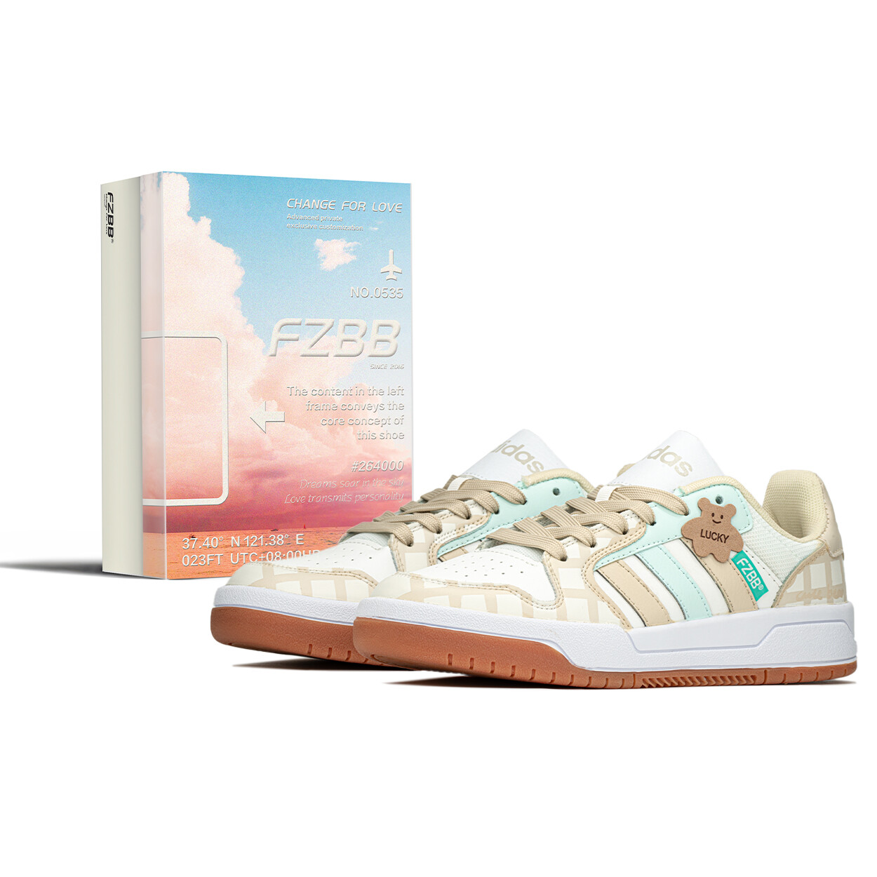 

Кроссовки adidas neo Entrap Skateboarding Shoes Women's Low-top Brown, коричневый