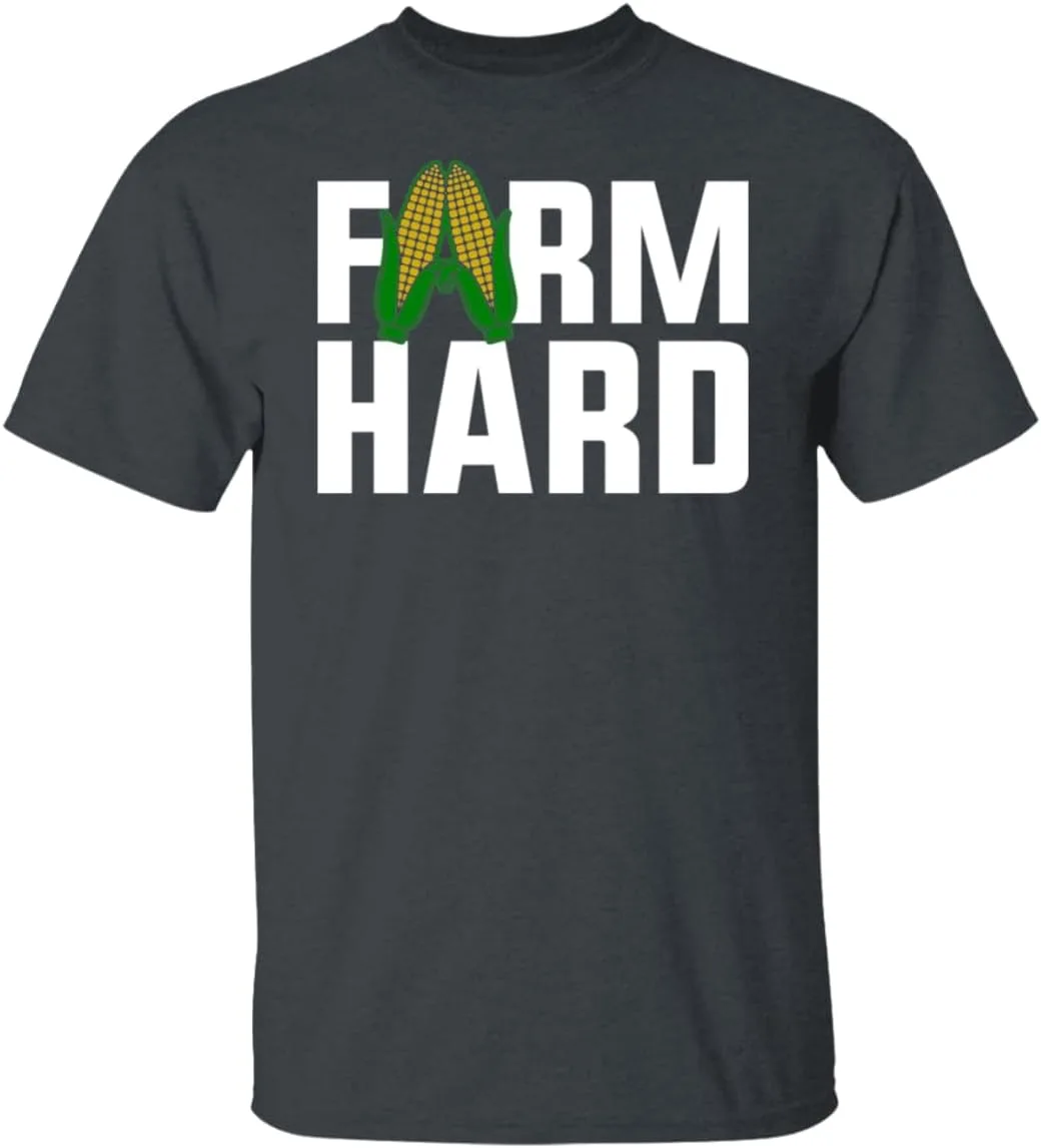 Футболка Farm Hard Funny Farming Generic, Dark Heather