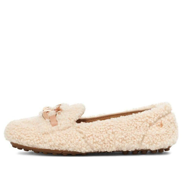 Тапочки слипоны удобные мокасины Ugg, бежевый