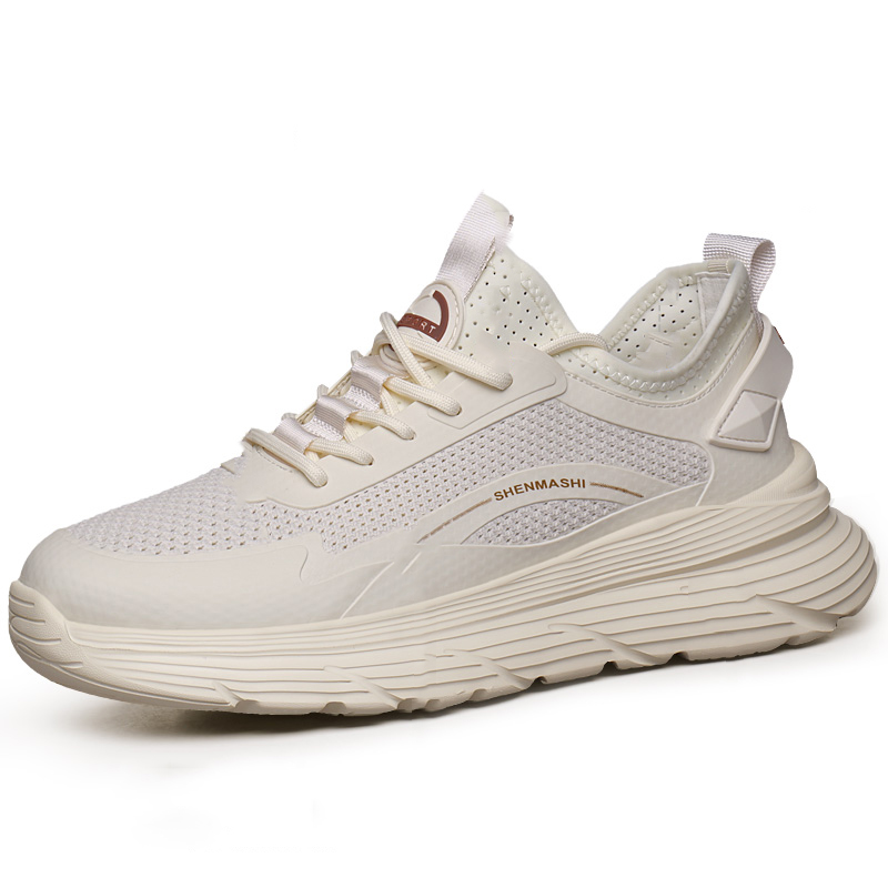 

Износостойкие дышащие низкие повседневные туфли для мужчин ZUOSAISI, Apricot