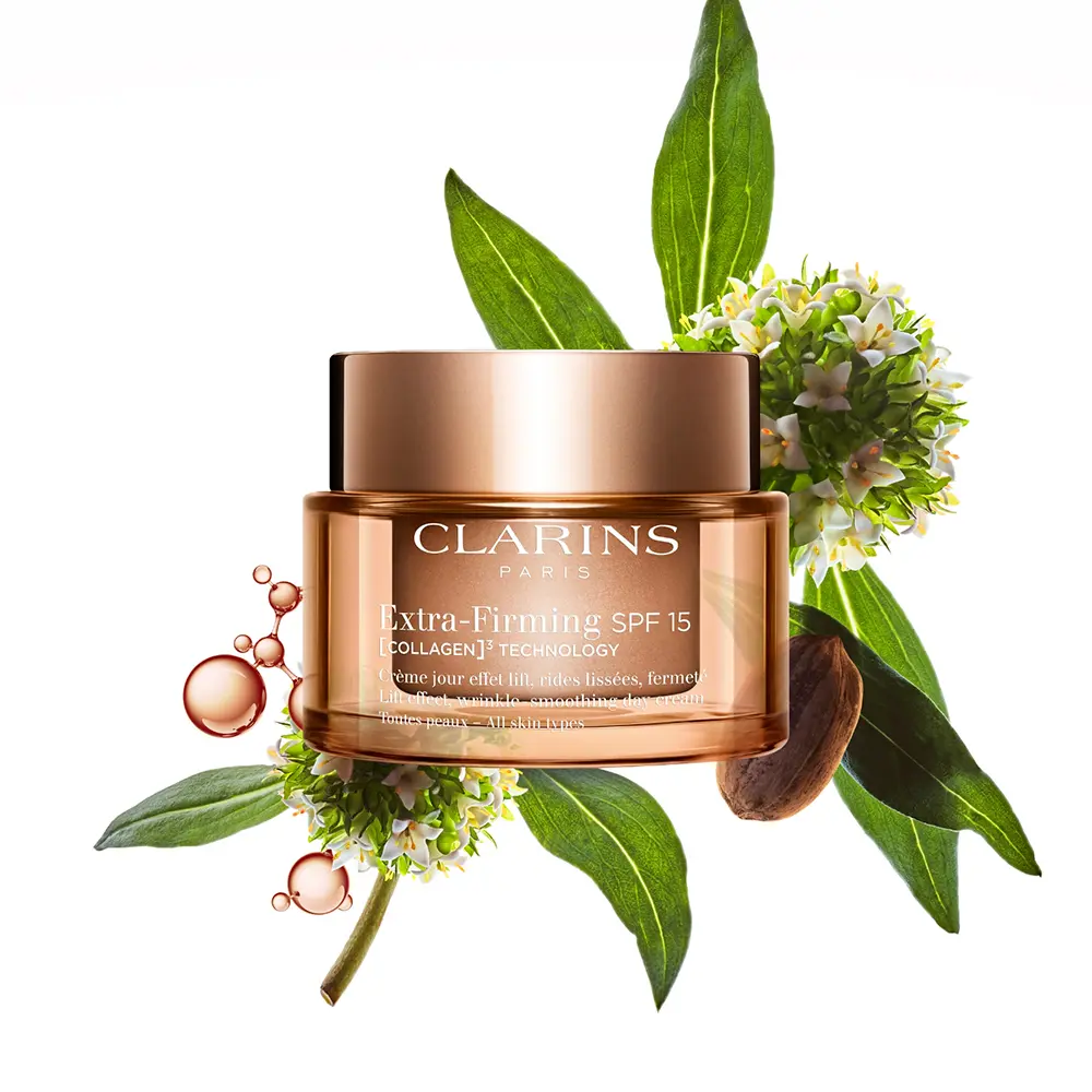 Clarins Extra-Firming Jour SPF 15: Дневной укрепляющий крем для лица, 50 мл — фото 3