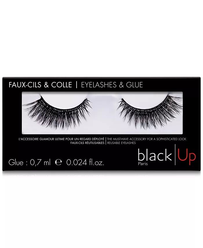 

Ресницы и клей Black Up, цвет #10 Insane Curl