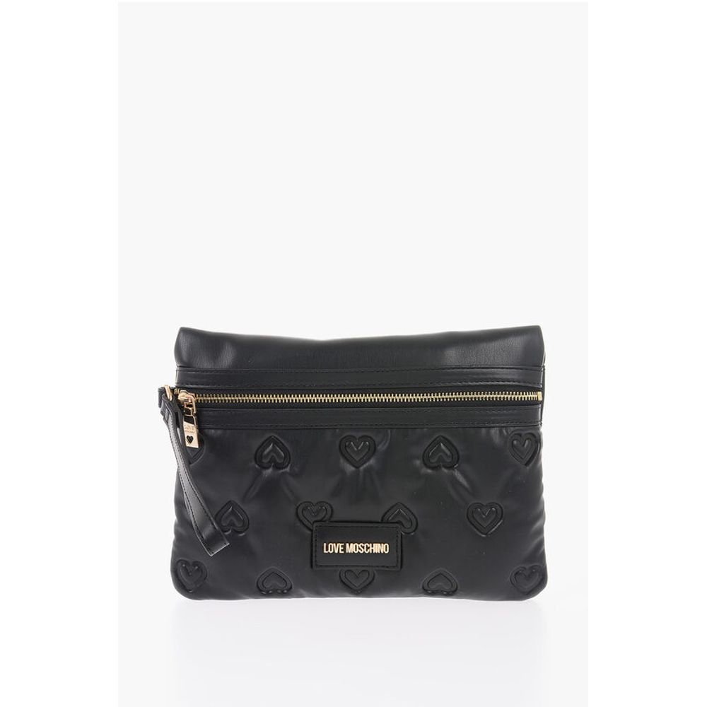 

Черная полиэтиленовая сумка-тоут Moschino, Black