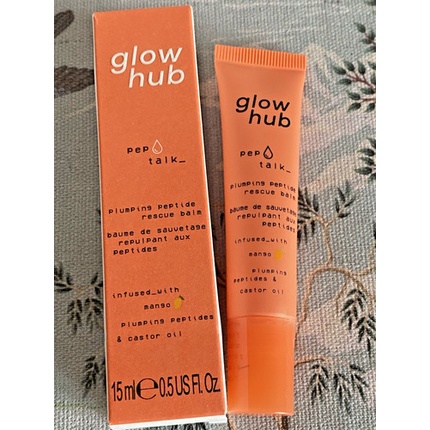 

Бальзам для губ Pep Talk с пептидами, придающий объем, манго, 15 мл Glow Hub