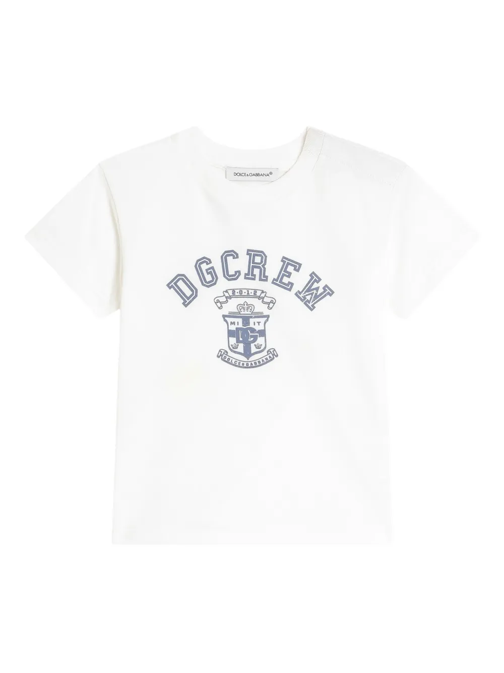 

Футболка с графичным принтом Dolce & Gabbana Kids, белый