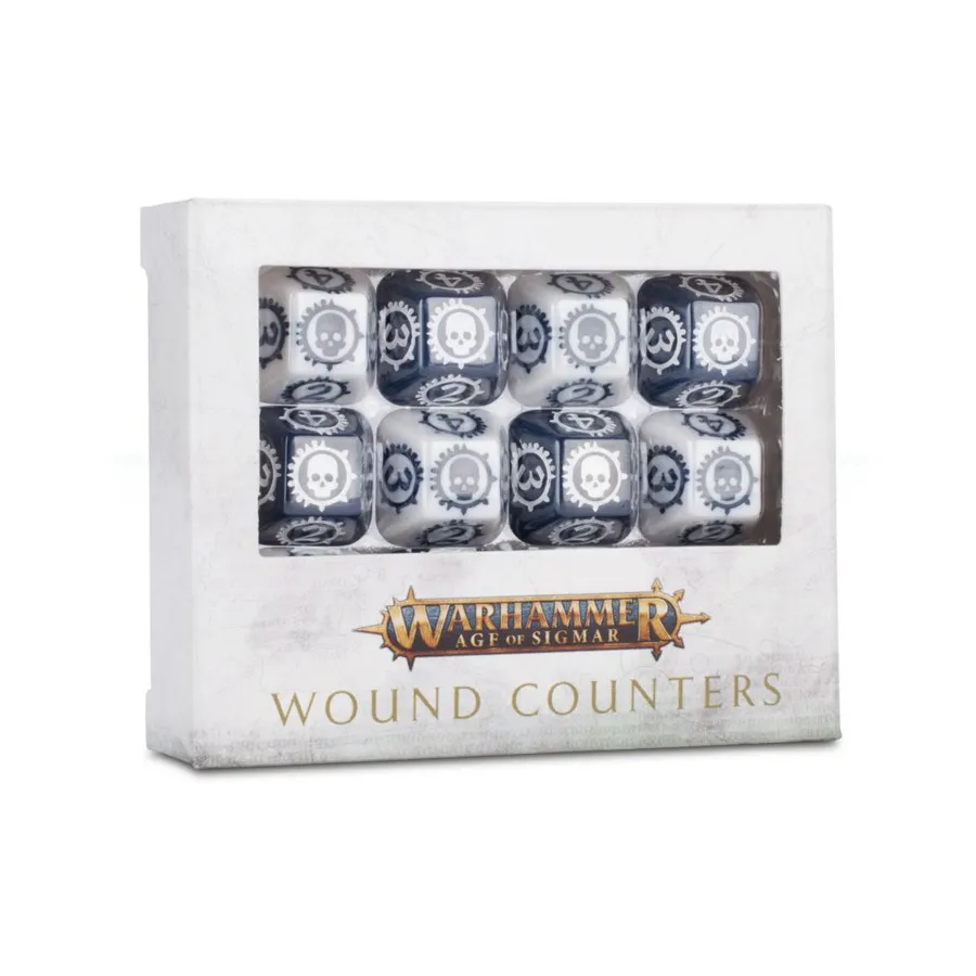 

Счетчики ран (12), Warhammer - Age of Sigmar - Dice (Games Workshop)