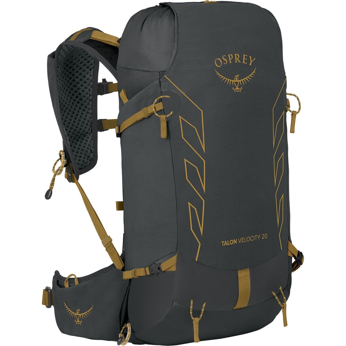

Рюкзак talon velocity 20 л Osprey Packs, цвет dark charcoal/tumbleweed yellow
