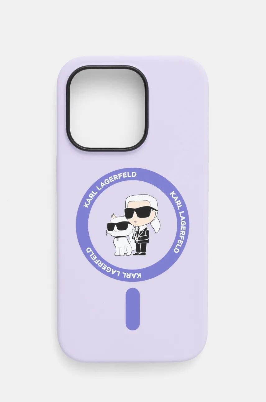 

Чехол для телефона Karl Lagerfeld для iPhone 14 Pro 6.1, фиолетовый