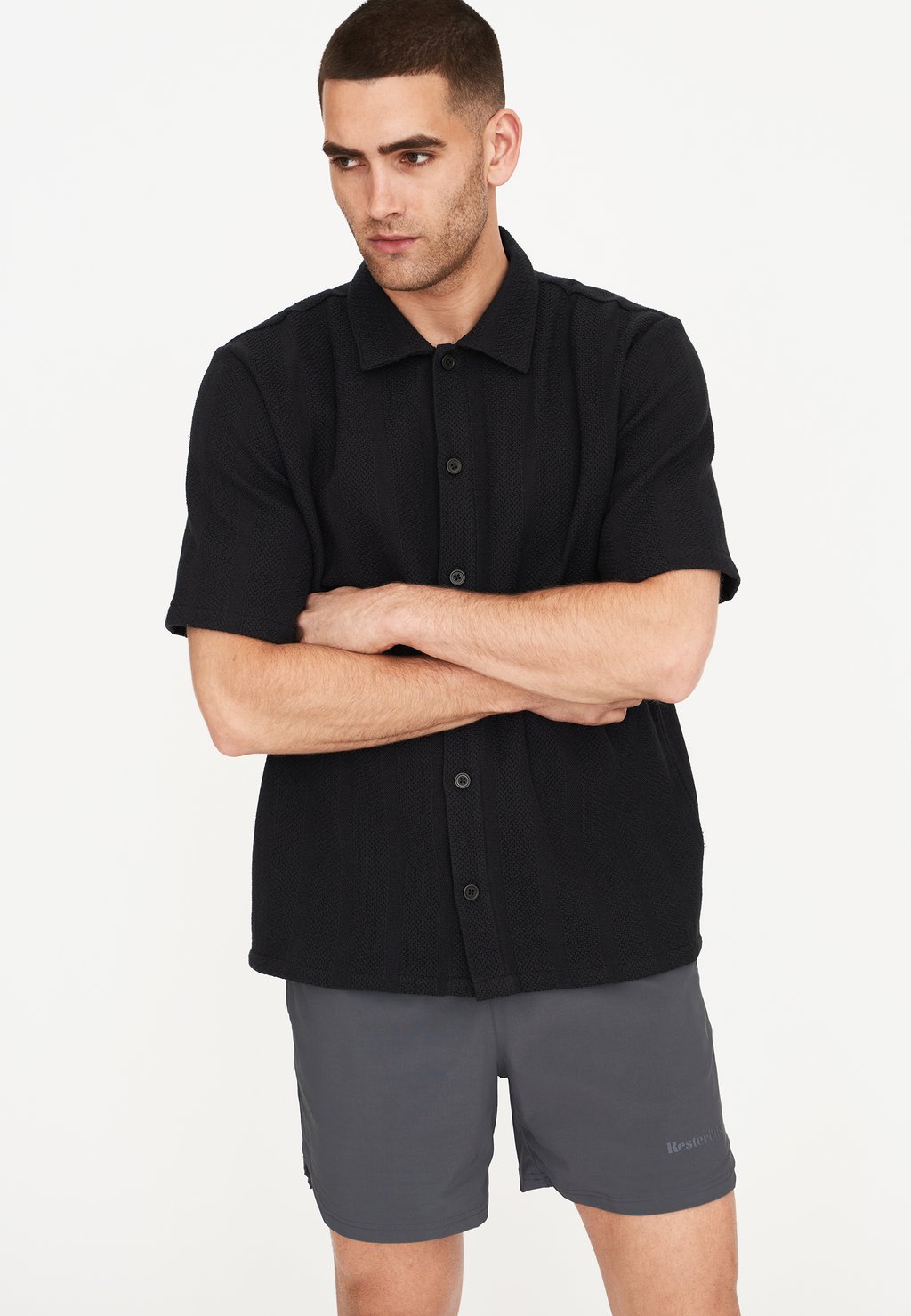 

Рубашка KIRK SHORT SLEEVE Resteröds, черный