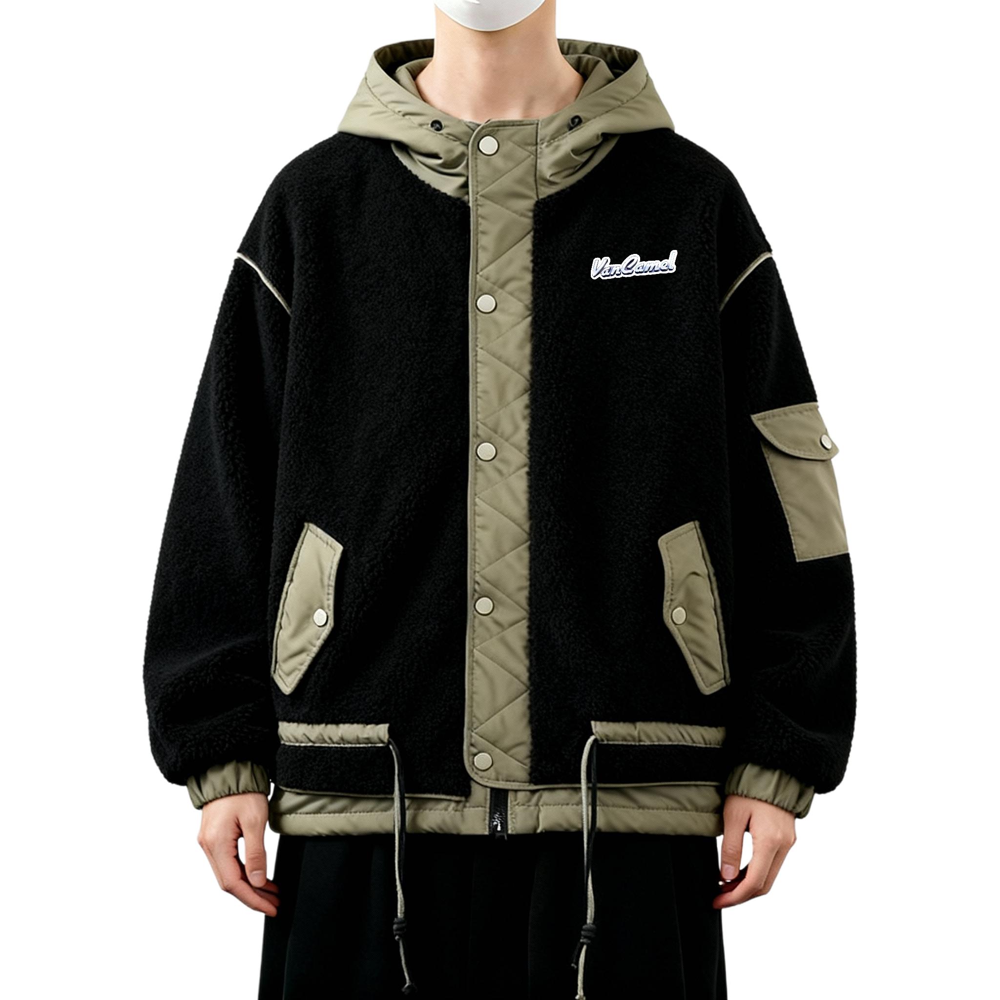 

Пуховик Unisex Hooded Thickened VanCamel, черный