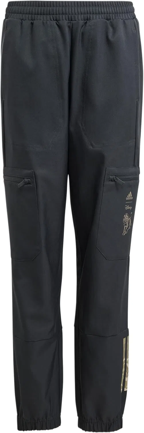Детские брюки Adidas унисекс с изображением Короля Льва из мультфильма «Король Лев», Carbon/Multicolor/Simple Brown — фото 2
