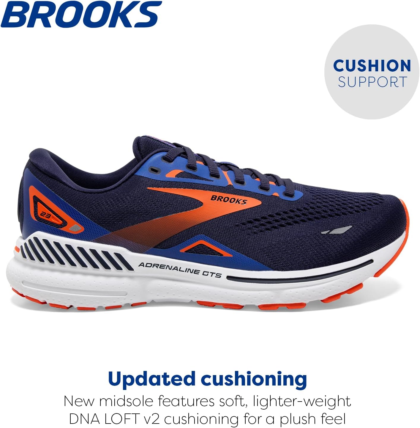 Мужские кроссовки Brooks Adrenaline GTS 23, оранжевый — фото 3