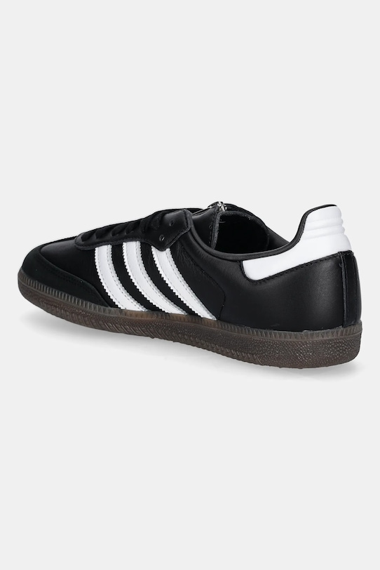 Кожаные кроссовки SAMBA OG x Jeremy Scott Adidas Originals, черный — фото 3