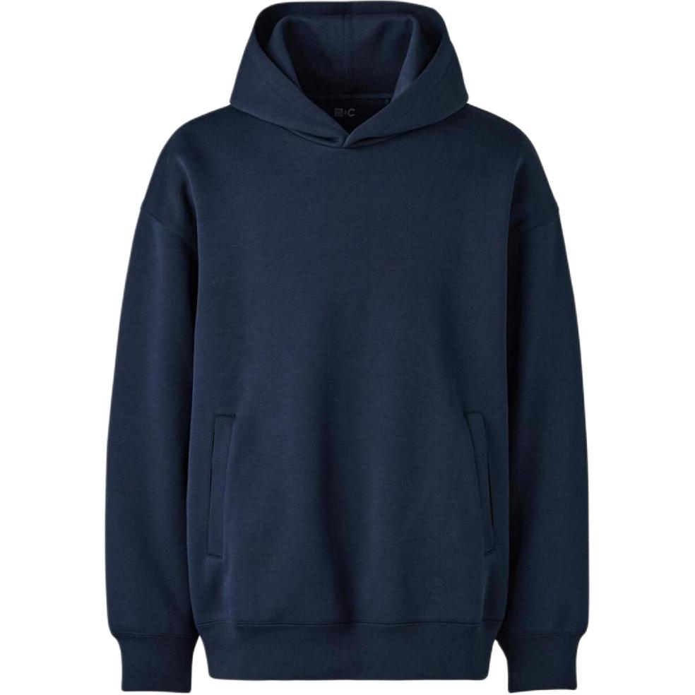 

Uniqlo Толстовка унисекс, темно-синие, с капюшоном, средней толщины, Синий, Uniqlo Толстовка унисекс, темно-синие, с капюшоном, средней толщины