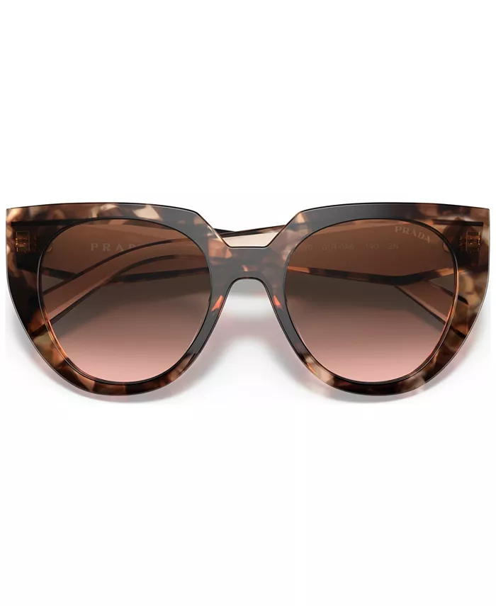 Женские солнцезащитные очки Cat Eye, модель PR 14WS PRADA, коричневый — фото 2